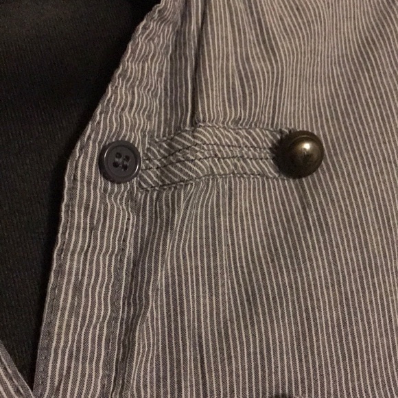 Striped button down top - Picture 2 of 3